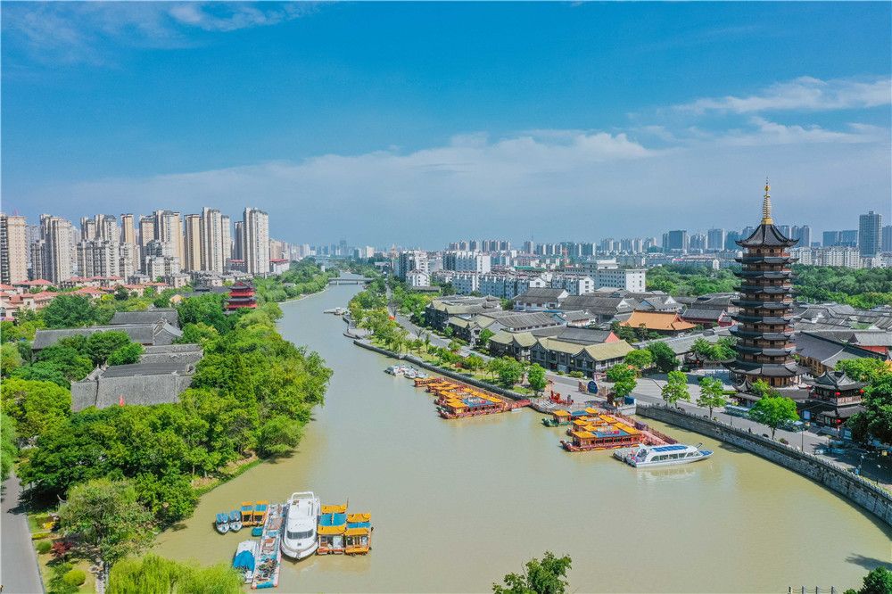 江苏淮安:美丽大运河流淌幸福之歌