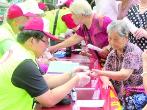 淮安残疾人和志愿者免费服务市民