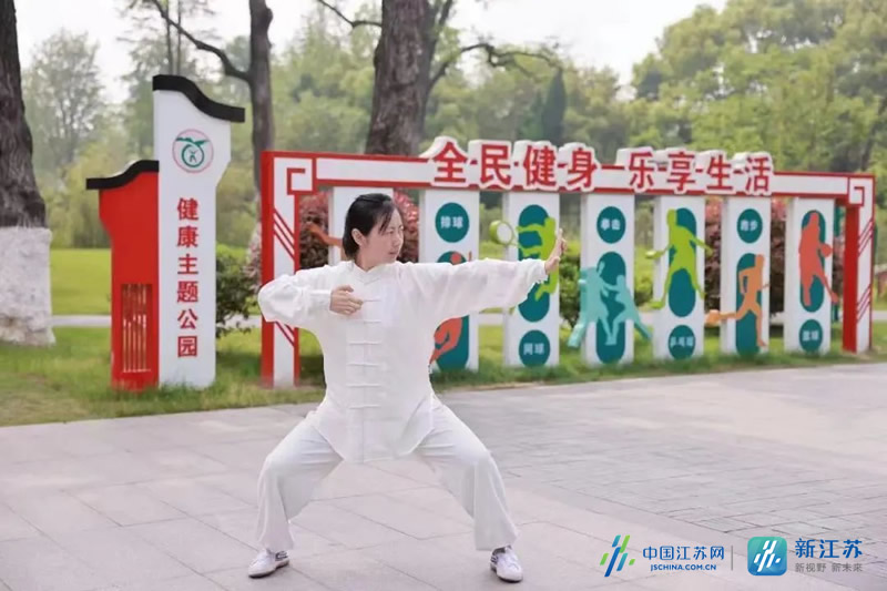 圈出快乐健身“同心圆”！南京江北新区泰山街道持续打造“15分钟健身圈”项目(图2)