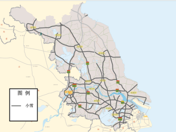 26日08时到27日08时,我省除连云港,盐城等地区外,大部分高速公路将