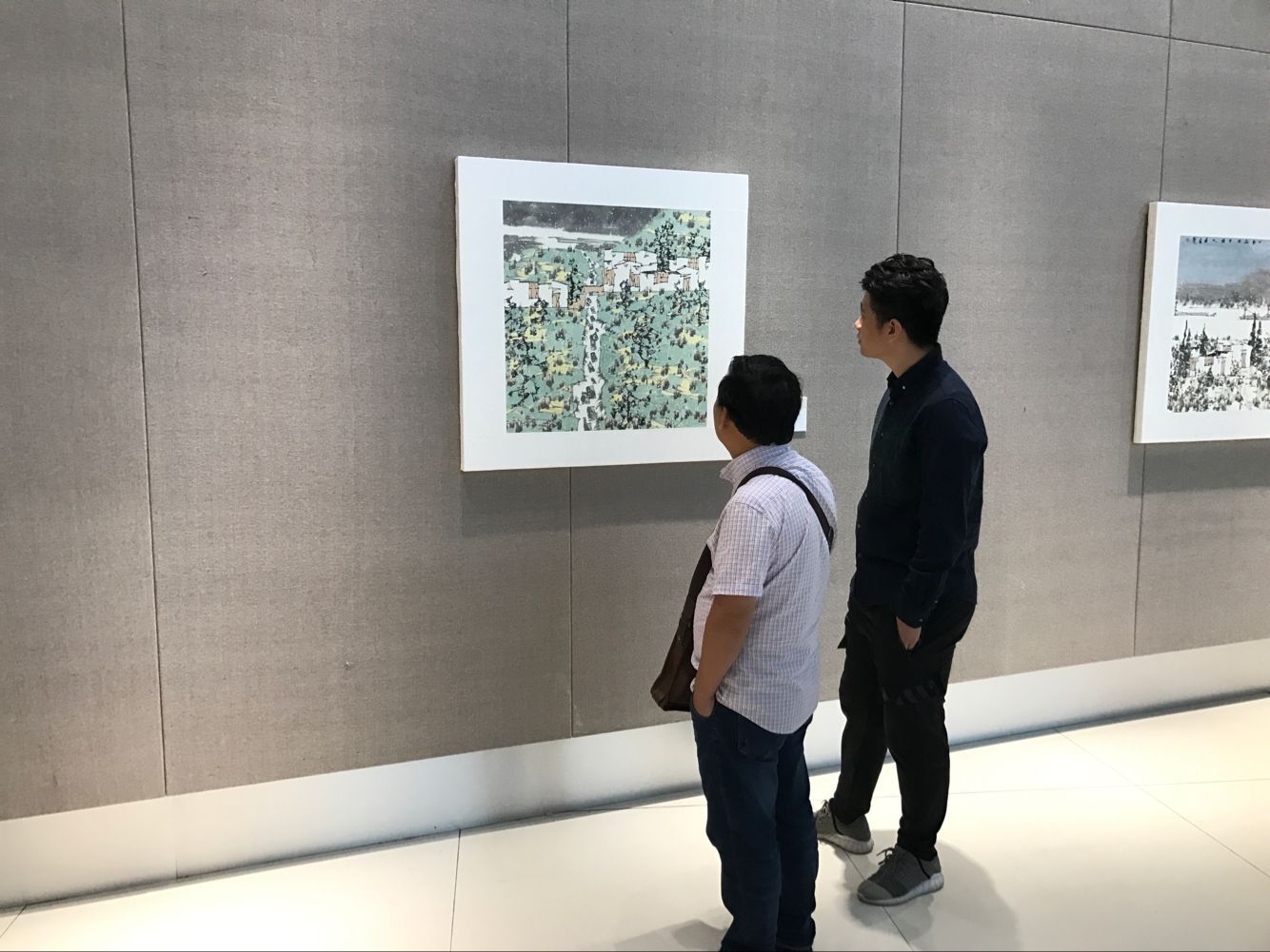 朱正伦、刘佳宁书法绘画作品展在宁开展 国庆