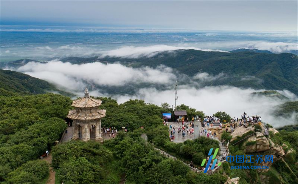 连云港花果山再现雾海美景