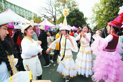 南京农业大学举办民族文化展 展示中国少数民族文化风采