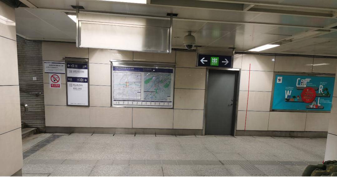 南京地铁10号线中胜站1c出入口将临时封闭