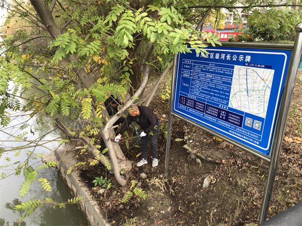 南通厂北社区：聚享游官网天寒落叶多河道保洁忙
