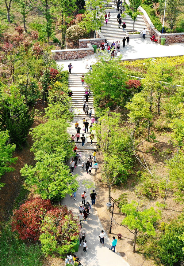 沭阳:生态修复工程——韩山公园今日开园