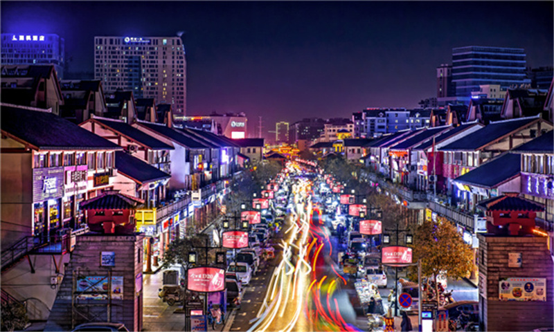 江苏宿迁:点亮城市夜景,浓浓年味扑面来