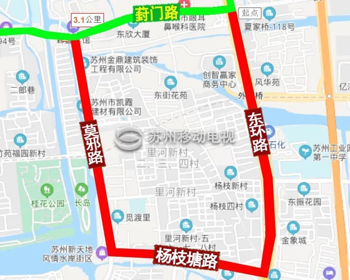 |葑门路施工结束，12条公交恢复！