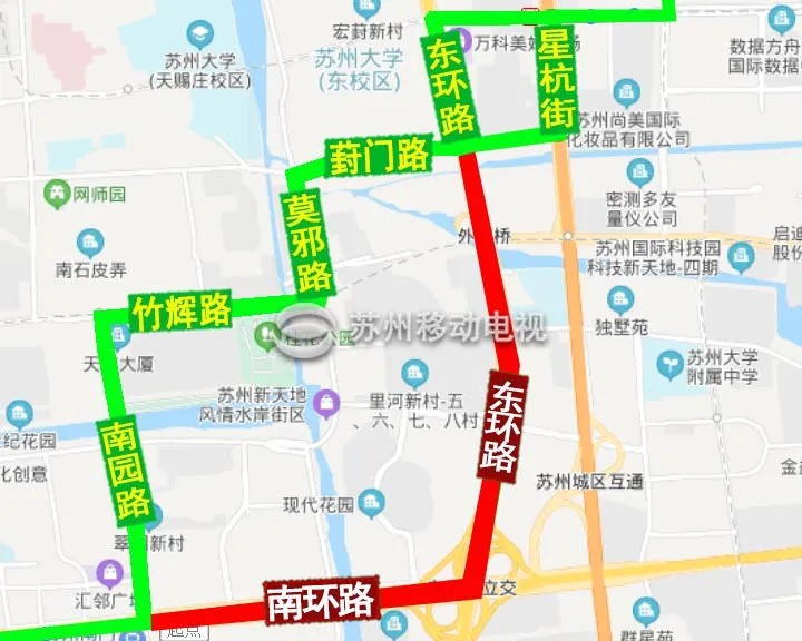 |葑门路施工结束，12条公交恢复！