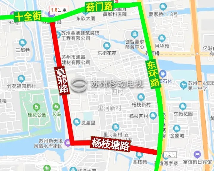 |葑门路施工结束，12条公交恢复！