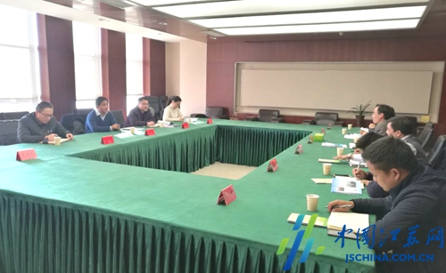 泰州市环保局领导带队走访高新区党政办