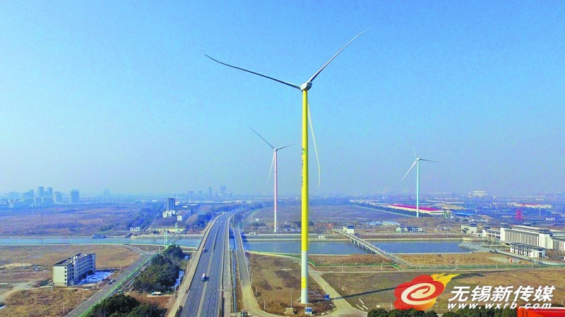 国内首个140米钢塔筒风电项目投运