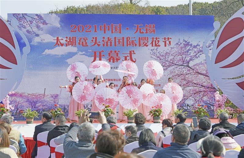 2021中国无锡太湖鼋头渚国际樱花节开幕