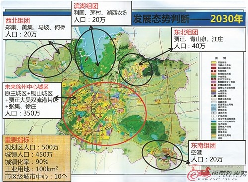 徐州市完善中心城市建设战略蓝图