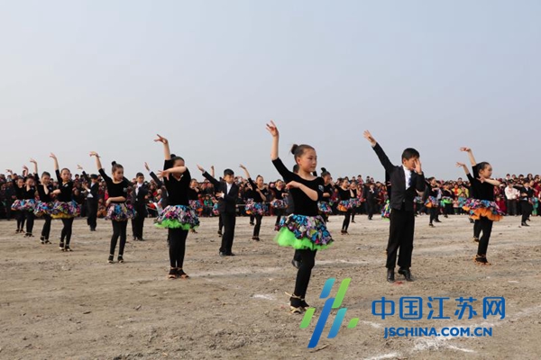 阜宁县益林镇精心准备喜迎全国农民健身大赛观