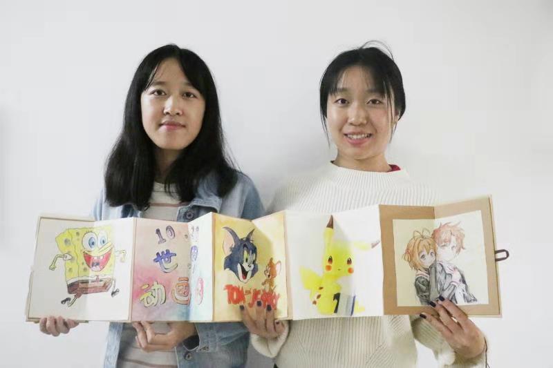 扬大学子手绘经典动画人物，拾忆童年，致敬经典