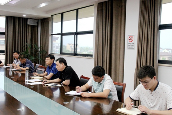 灌南县水务集团开展党员进一步解放思想,激励