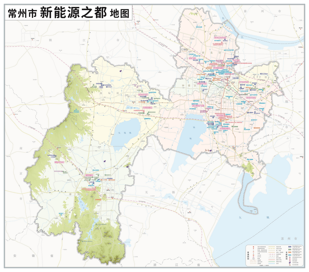 首份常州市新能源之都地图正式发布_中国江苏网