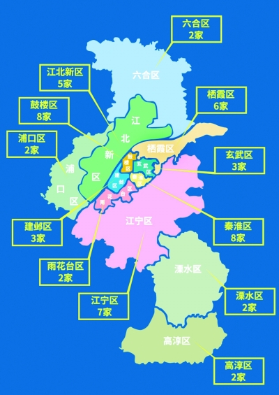 南京市各区位置图图片