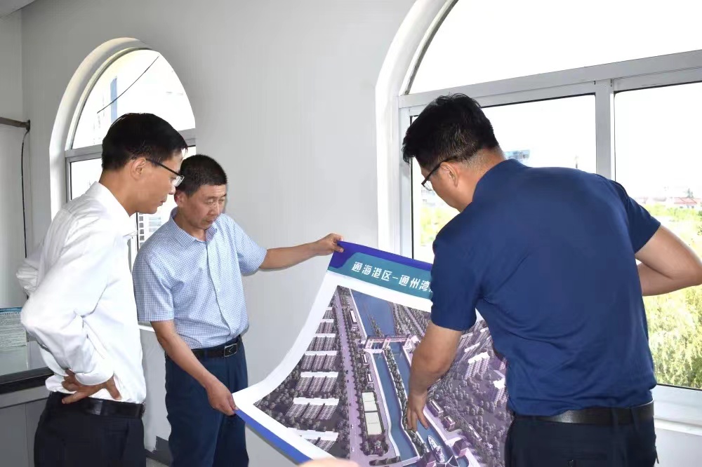 南通市副市长童剑调研内河航道工作