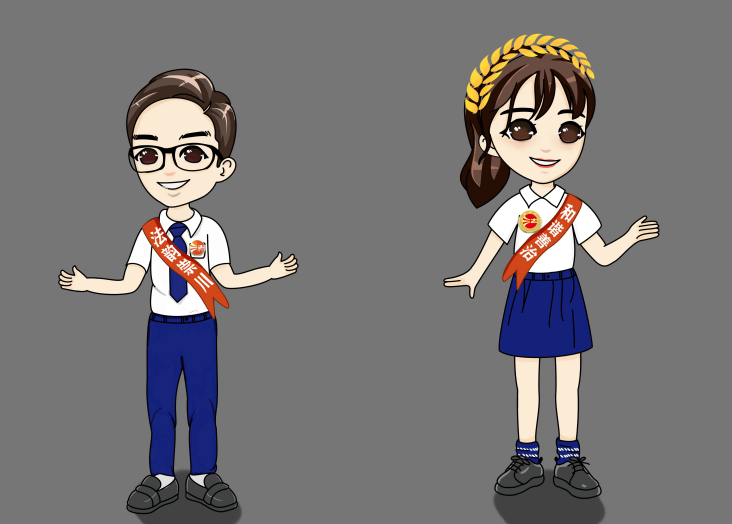 南通崇川普法卡通人物"崇小司""崇小法"上线啦!_中国江苏网