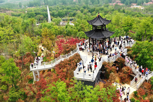 沭阳生态修复工程韩山公园今日开园