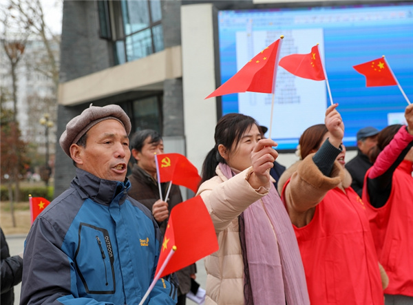 學黨史守初心 唱紅歌開新局 沭陽縣文化服務志願服務隊向建黨100週年