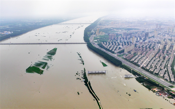 沭阳严防死守保障新沂河安全行洪