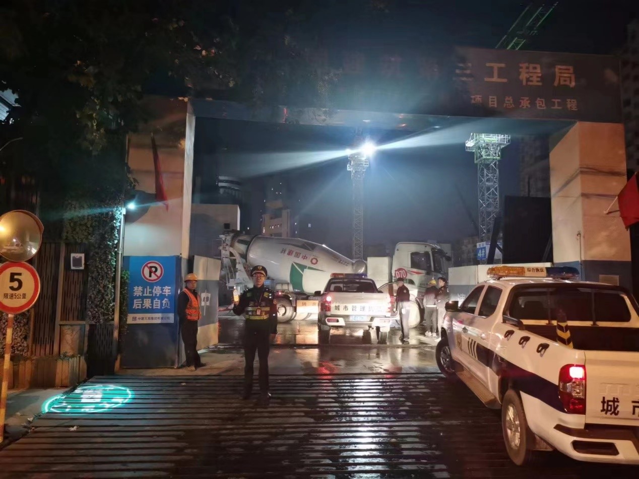 无锡梁溪工地夜间施工扰民城管及时监管查处