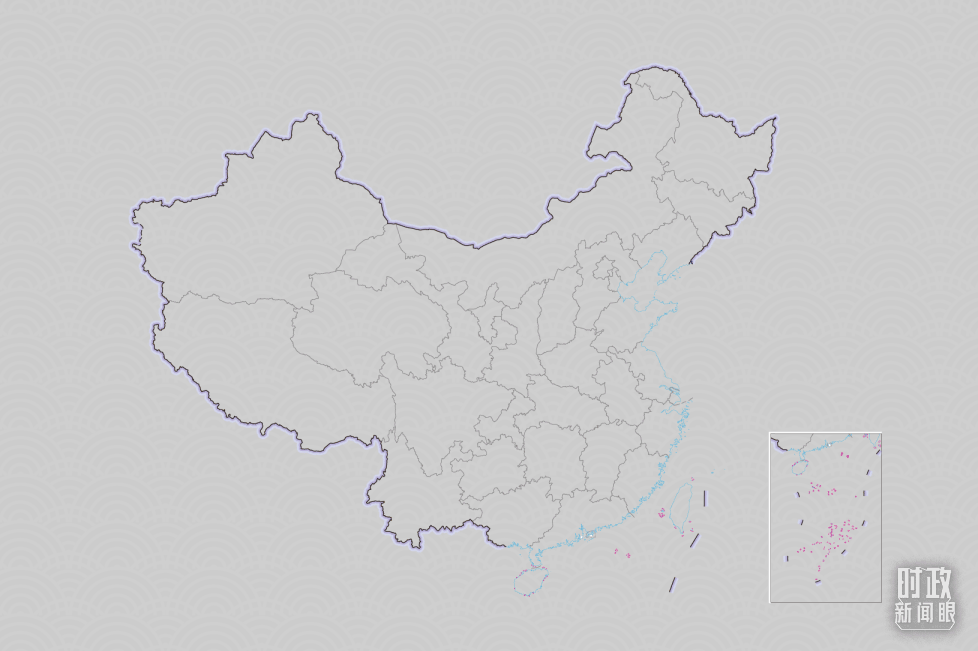中国地图线稿png图片