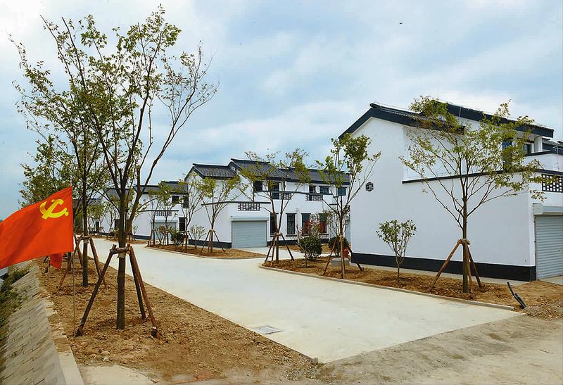 阜宁灾后重建板湖镇孔荡安置点预计6月中旬完成装修