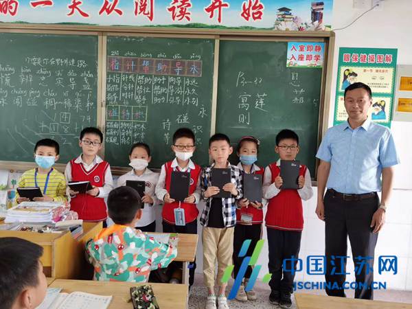 阜宁县益林小学党建花开春满园