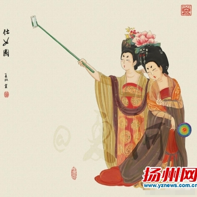 夏阿作品“自拍仕女”