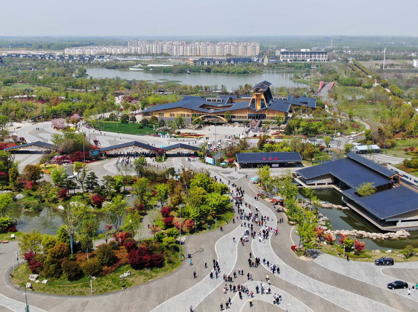 园花卉世界 尽展自然之美 昨天中午12点半,2021年扬州世园会正式开园